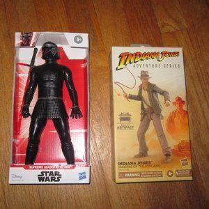 Hasbro Indiana Jones Adventure Series & Star Wars Kylo Ren Action Figure